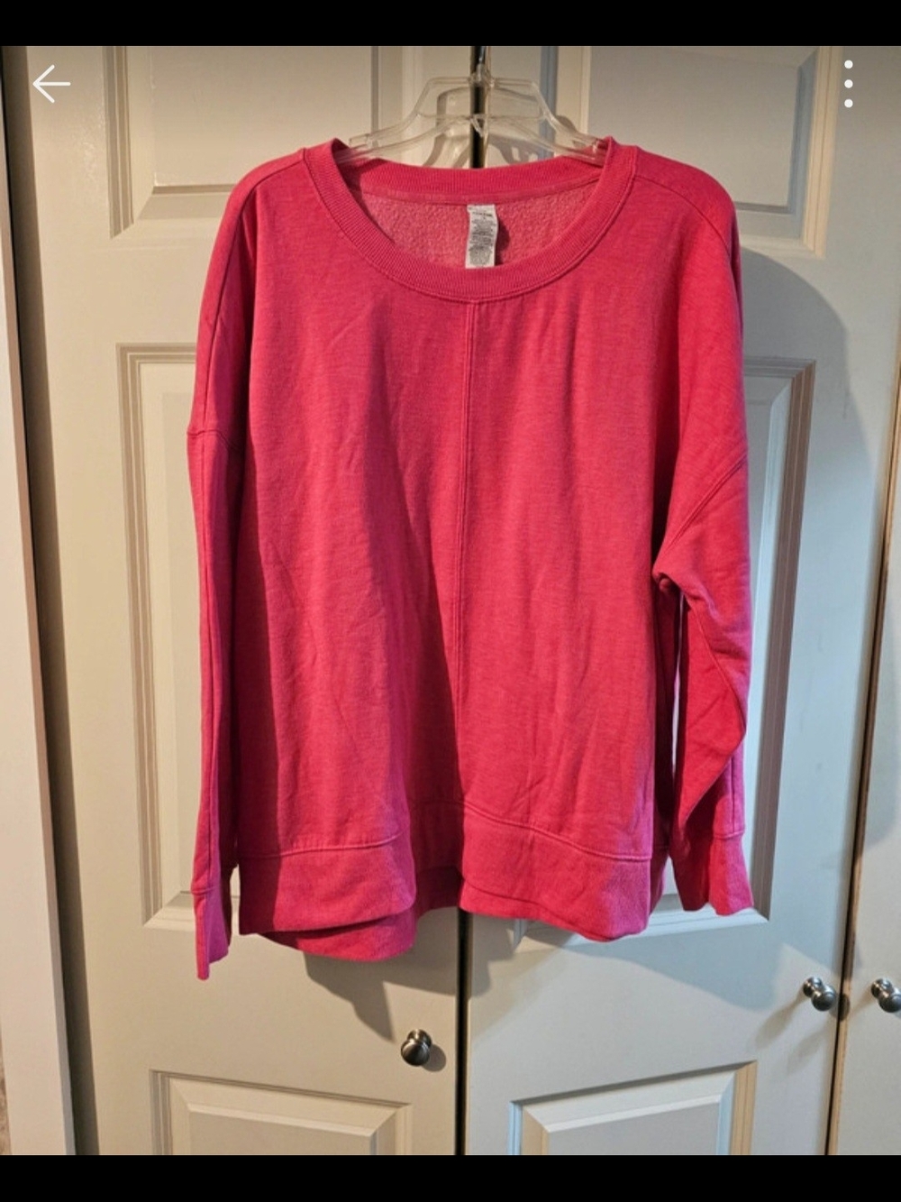 RBX Hot Pink Crewneck Sweatshirt. Xxl